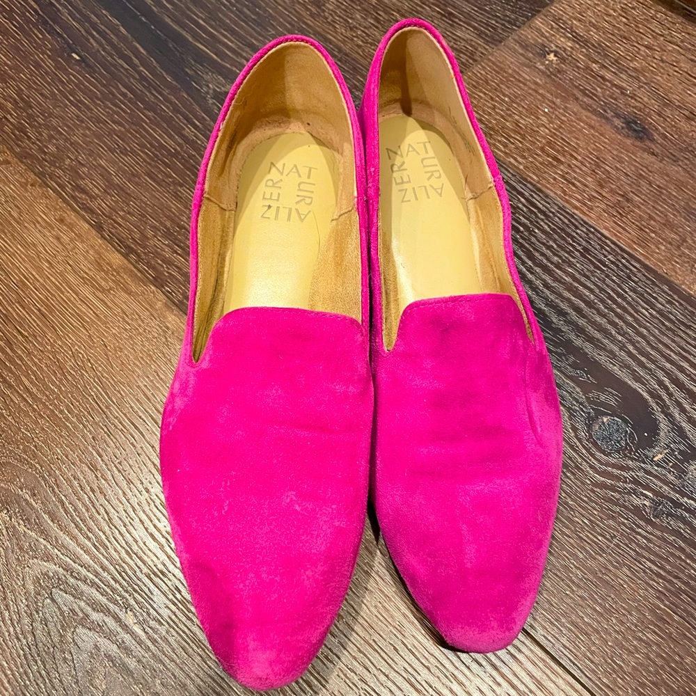 Pink Naturalizer Suede/Leather Loafers